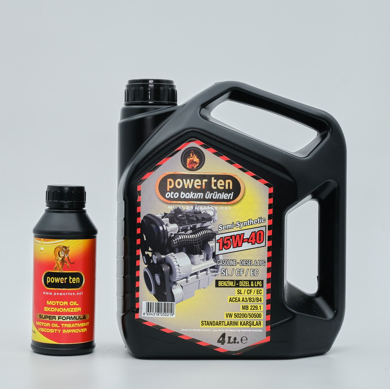 Powerten 15W40 Motor Yağı (4 Litre)